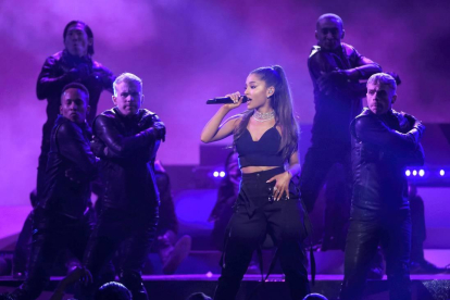 La vibrante actuación de Ariana Grande en el T-Mobile Arena de Las Vegas. Chris Pizzello | Invision/AP