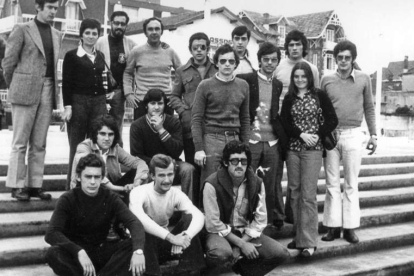 Parte del equipo de Maristas San José que se desplazó a Burdeos para el Campeonato del Mundo Escolar de 1973. DL
