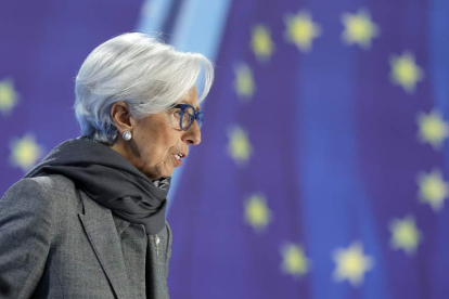 La directora del BCE, Christine Lagarde. RONALD WITTEC