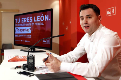 Javier Alfonso Cendón, secretario provincial del PSOE.