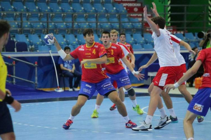 El jugador de la selección española Dani Dujshebaev. DL
