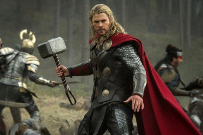 El actor Chris Hemsworth, en el papel de Thor.
