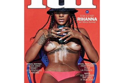 Rihanna, en la portada de la revista francesa.