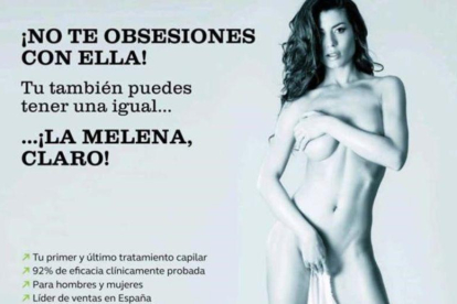 El anuncio de productos capilares que ha prohibido un juez de Barcelona.