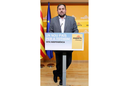 El líder de ERC, Oriol Junqueras, en imagen de archivo.