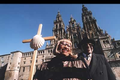 Celia Cruz era toda vitalidad, cariño, buen humor, como se pudo comprobar durante su visita a Santiago, en 1999.