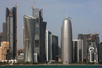 Vista del 'skyline' de Doha.
