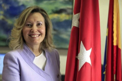 Amparo Valcarce, nueva secretaria de Estado de Defensa. VÍCTOR LERENA