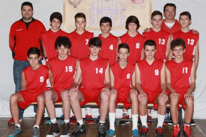 Formación de equipo cadete B autonómico.
