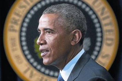 Barack Obama, en su intervención sobre el ébola, el viernes en Washington.