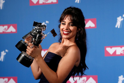 Camila Cabello en los 2018 MTV Video Music Awards.