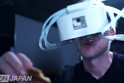 Científicos japoneses idean un sistema con gafas 3D que reduce el apetito.