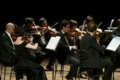 Un momento de la actuación de la Orquesta de Cámara Ibérica