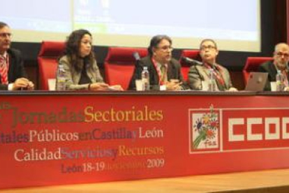 Un momento de la celebración de las jornadas sectoriales sobre hospitales públicos.