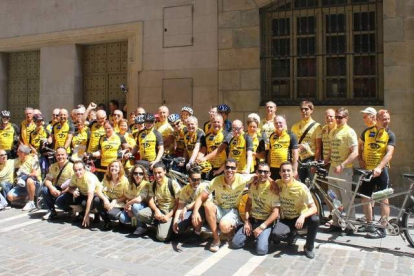 Los ciclistas salieron el día 29 de Pamplona.