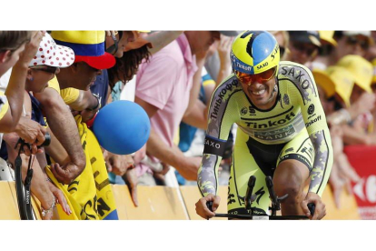 Alberto Contador quiere aprovechar los Pirineos.
