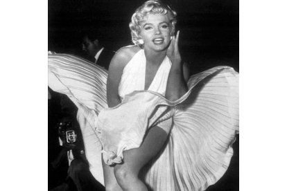 Una imagen de archivo de Marilyn Monroe en 1954.