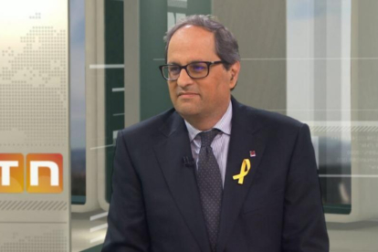 Quim Torra, en TV3