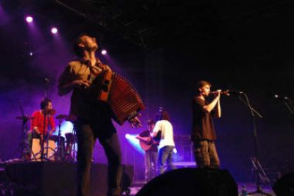 Los miembros de Startijenn, en un concierto anterior.