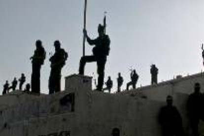 Las Brigadas de los Mártires de Al-Aksa desplegaron su potencial durante la manifestación en Gaza