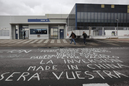 Instalaciones de la fábrica de Vestas en León. JESÚS F. SALVADORES