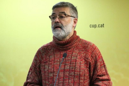 Carles Riera, diputado de la CUP.