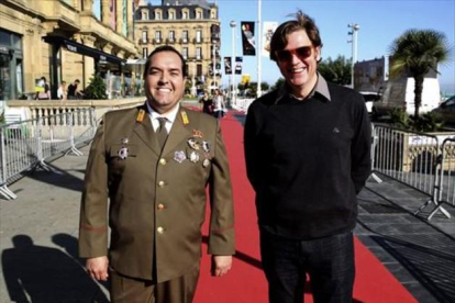 Alejandro Cao de Benós (izquierda) y Álvaro Longoria, en San Sebastián.