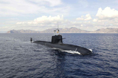 El submarino S-80 que construye Navantia en Cartagena.