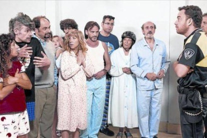 Imagen de uno de los primeros capítulos de la octava temporada de 'La que se avecina', la serie de Tele 5.