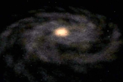 Fotografía facilitada por el Observatorio Austral Europeo que muestra una estrella que tapa al sol. EFE