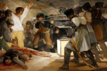Imagen del cuadro de Francisco de Goya «Los fusilamientos del tres de mayo».