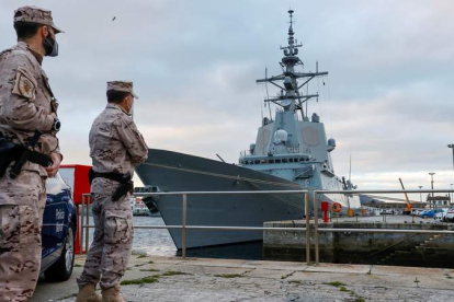 La Fragata Blas de Lezo se unirá a la flota permanente aliada que patrullará el mar Negro. KIKO HUESCA