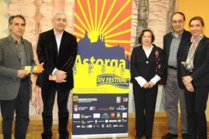 Presentación del XIV Festival de Cine Astorga que se celebrará del 1 al 10 de septiembre.