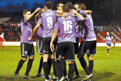 La única vez que la Deportiva logró algo positivo en Girona fue en la visita liguera del pasado mes de enero.