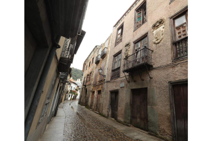 La calle del Agua de Villafranca, en una imagen de archivo. L. DE LA MATA