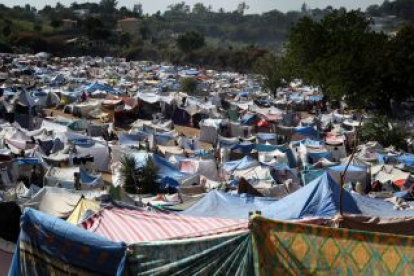 Un campamento de refugiados que alberga a más de 25.000 personas
