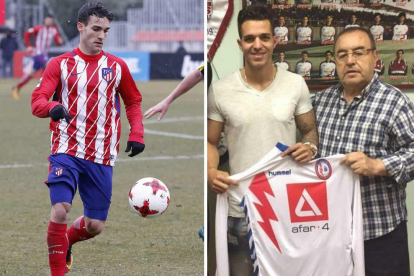 Vicente Romero, izquierda, viene del Majadahonda y Jorge Ortiz del Atlético. MAJADAHONDAMAGAZÍN/ATLÉTICO DE MADRID