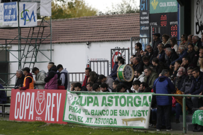 Partido de fútbol de la Copa del Rey Atlético Astorga - FC Andorra. FERNANDO OTERO