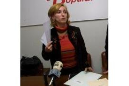 López Placer es la presidenta del PP del Bierzo, Villablino y Palacios