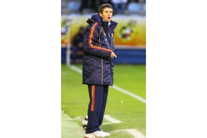 López Caro en El Toralín.