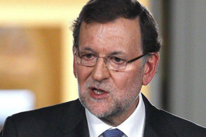El presidente del Gobierno, Mariano Rajoy, durante la conferencia de prensa tras la última reunión del año del Consejo de Ministros.