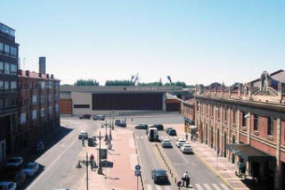 Montaje virtual en el que se ve cómo quedará la estación provisional del AVE.