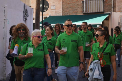 El Día de las Peñas prolonga la resaca festiva de San Froilán. JONATHAN NOTARIO.