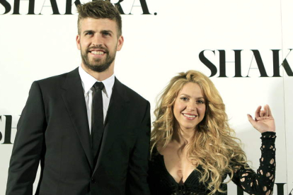 Piqué y Shakira en una foto del año 2015. EFE