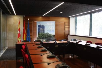 Imagen del exterior de la sede del Consejo Económico y Social en Valladolid. CES