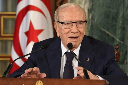 Beji Caid Essebi, presidente de Túnez.