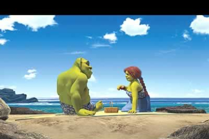 La luna de miel será un momento especialmente feliz para Shrek y Fiona.
