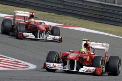 Massa volvió a estar por segunda vez delante de Alonso.