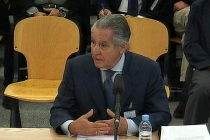 Miguel Blesa declara en el juicio sobre las tarjetas ‘black’ de Bankia. EFE