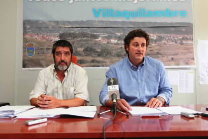 Manuel Mitadiel y Manuel García, en una rueda de prensa.